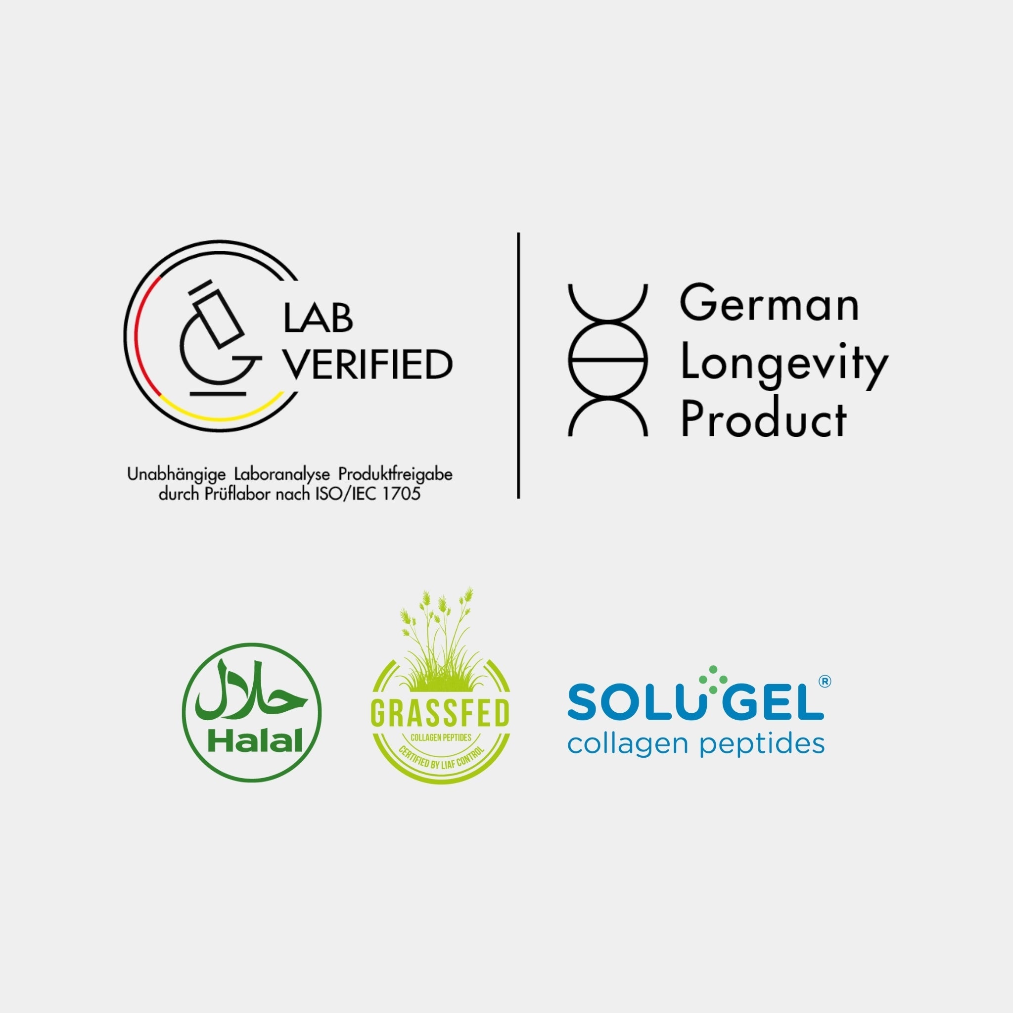 CLARITY Pure Collagen – certyfikat jakości, kontrola laboratoryjna GBA Group