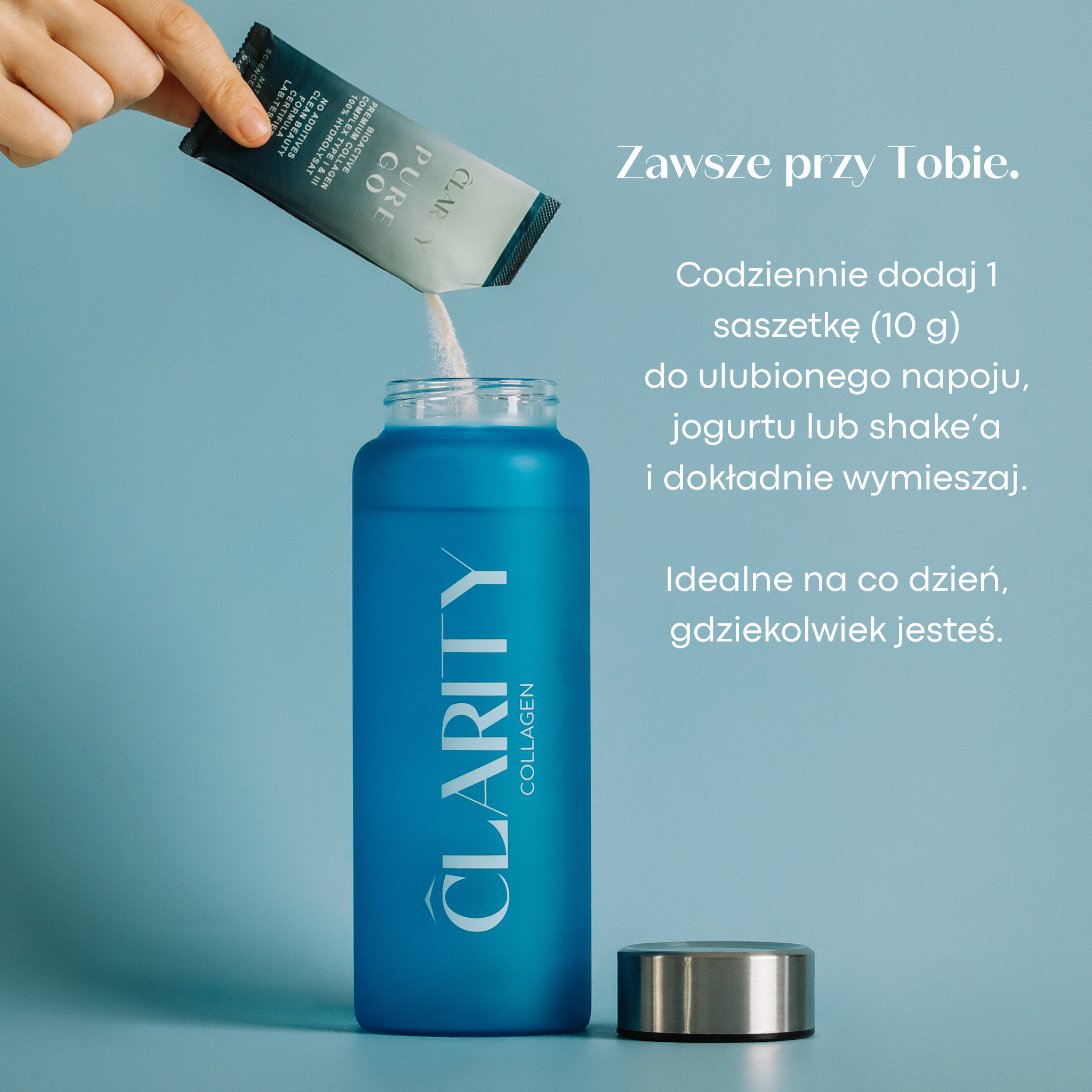 CLARITY Pure Go – wyróżniki: 100% czysty kolagen grass-fed