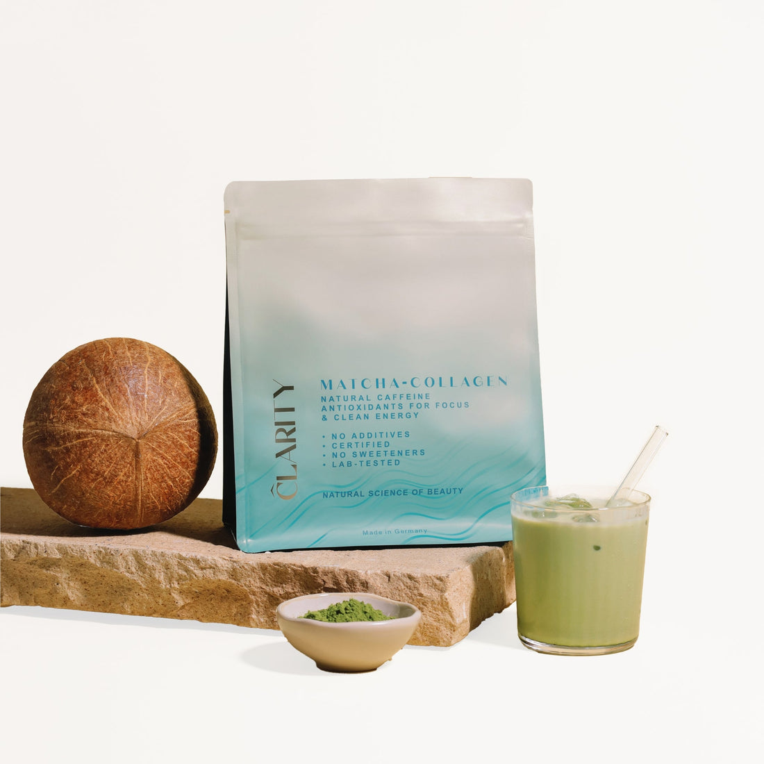 Matcha Collagen | Potrójny kolagen na skórę, włosy i stawy + prawdziwa matcha z naturalną kofeiną