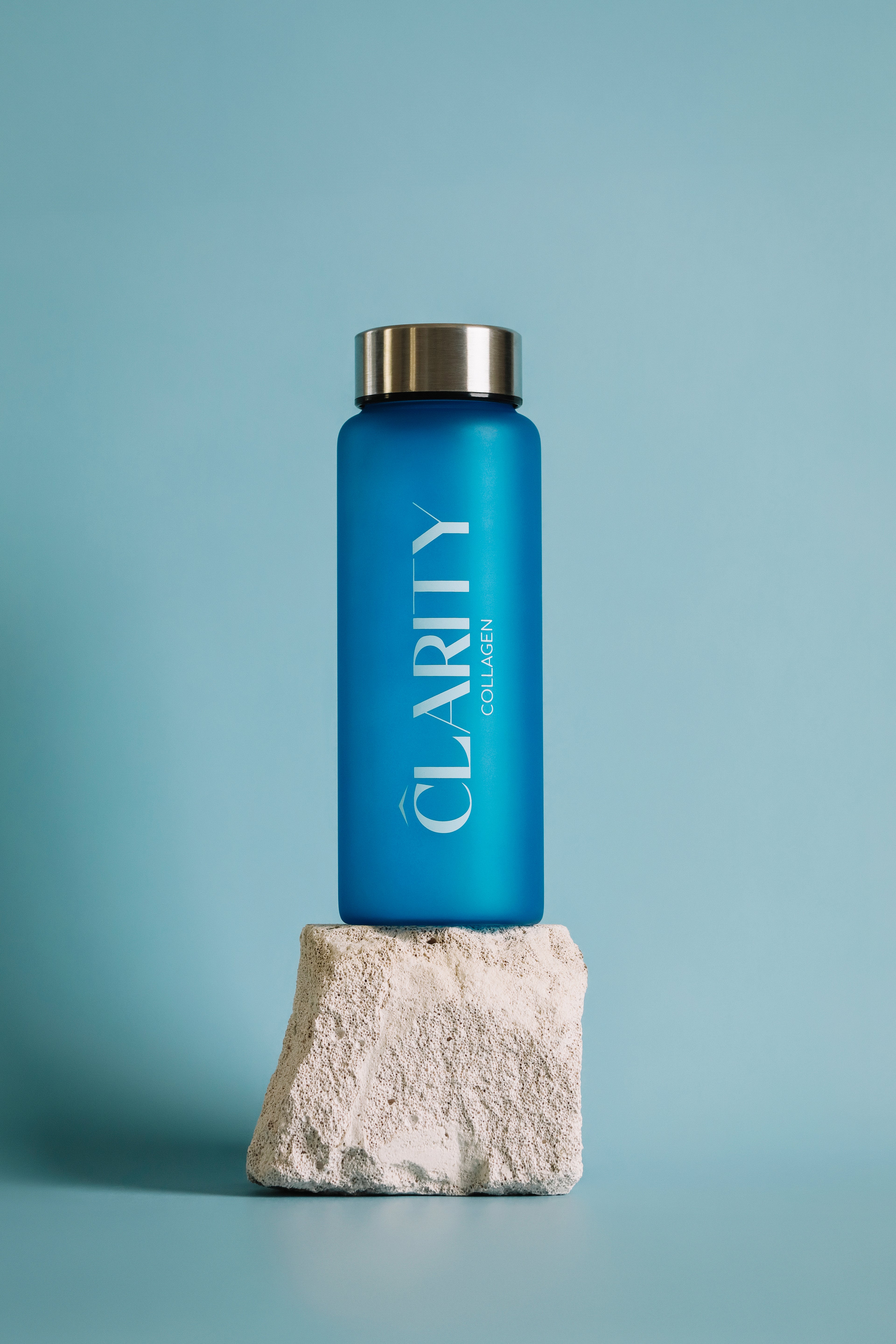 Butelka CLARITY | szklany shaker do kolagenu · 750 ml